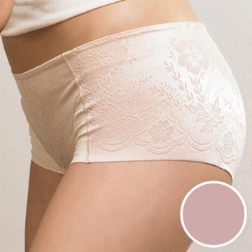 華歌爾 BABY HIP 64-82低腰短管修飾褲(晶鑽粉) 壓腹提臀-無縫無痕