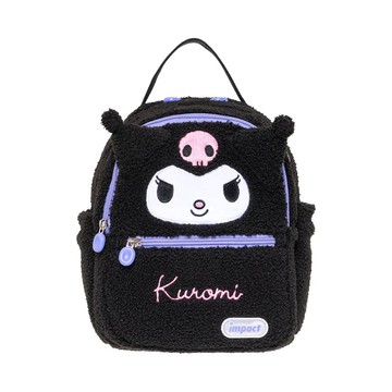 怡寶 酷洛米絨毛後背包 中黑