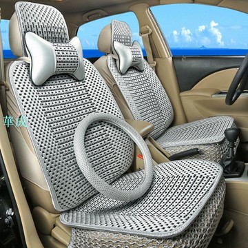 （優質ing）2021款起亞K3智跑KX5福瑞迪K2夏季冰絲全包座套四季通用汽車坐墊