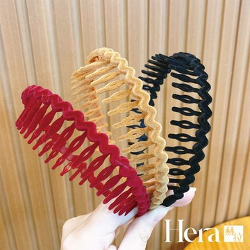 【Hera 赫拉】波浪絲絨防滑髮箍 H112030704
