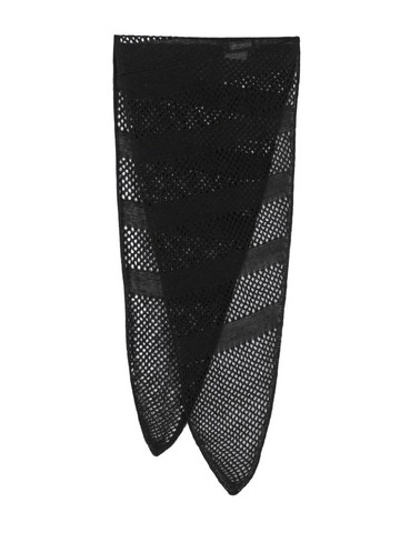 OUR LEGACY - Triangle open-knit scarf - men - Linen/Flax - One Size - Black