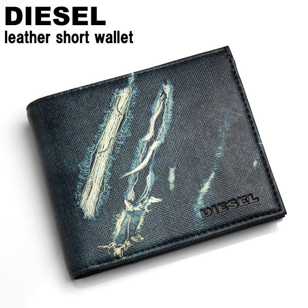 新品 DIESEL ディーゼル メンズ財布 二つ折り財布 折りたたみ財布