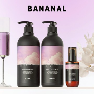 【BANANAL】誕生慶典頂級香氛洗護明星3組 | 洗髮精+潤髮乳+髮油 _快速出貨 | 生日快樂 | 禮盒
