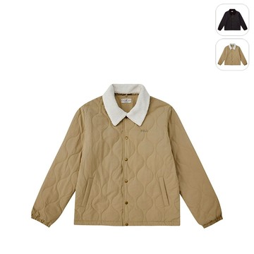 【FILA】中性 運動平織外套-米卡其 1JKX-5422-BG