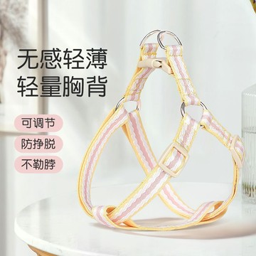 🔥桃園出貨🔥小狗狗牽引繩工字型胸揹帶小型犬遛狗繩博美比熊泰迪幼犬外出專用
