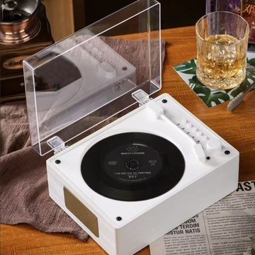 橙迪同款復古CD機音樂專輯音箱一體播放器音響光盤光碟禮物【北歐家居生活】