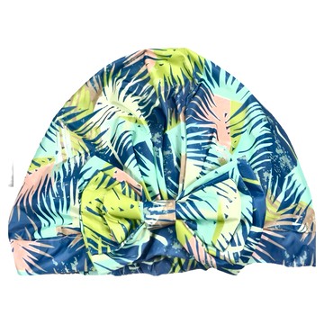 歐美熱銷時尚造型防水浴帽，25x20cm  清新樹葉  1件