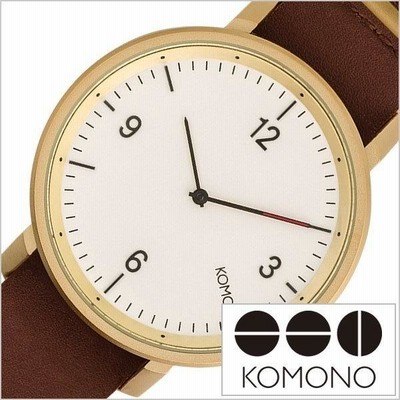 コモノ 腕時計 KOMONO 時計 マグナス サドルブラウン KOM-W1944