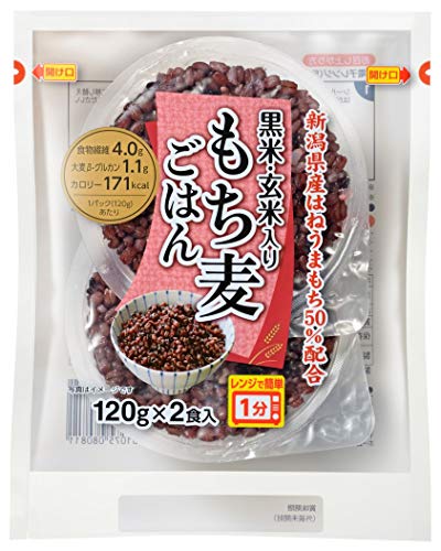 越後製菓 黒米玄米入りもち麦ごはん 240g 6袋