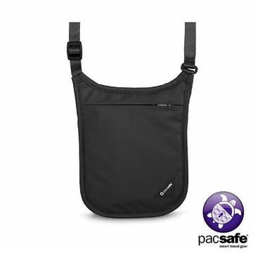 Pacsafe COVERSAFE V75 RFID貼身掛頸暗袋 (黑色)