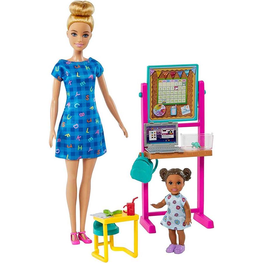 バービー 学校の先生 ドール(2体) u0026プレイセット (Barbie Career Teacher Playset /MATTEL社/バービー人形 20350円