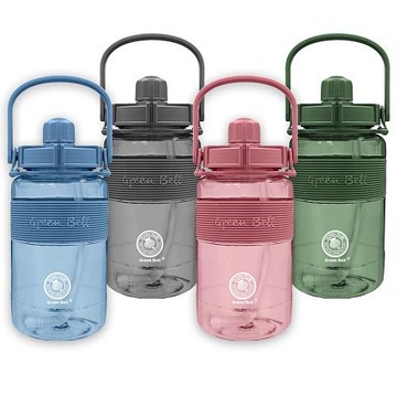 綠貝精選彈跳吸管太空壺1500ml-多色任選