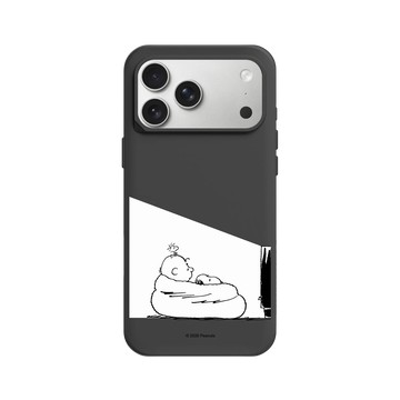 iPhone 17 Pro Max SolidX 黑 - 史努比 Snoopy - Snoopy&Charlie Brown追劇時間
