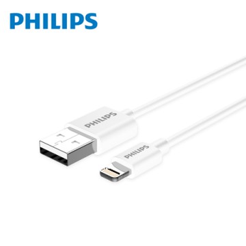PHILIPS飛利浦 100cm MFI lightning 手機充電線 DLC4547V