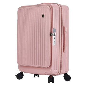 bogazy 柏卡姿 深倉前開式掀蓋可加大登機箱 2166  粉色  20吋
