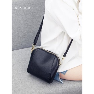 澳迪佳手機包女斜挎小包包2024新款時尚韓版真皮單肩潮包女貝殼包