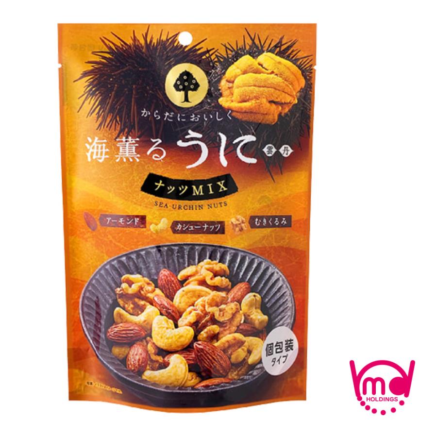 ミックスナッツ ナッツ おつまみ うに アーモンド カシューナッツ クルミ お菓子 宅呑み ウニペースト