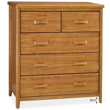 AS DESIGN雅司家具-克洛柚木四斗櫃-106*53*121cm