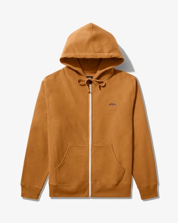 Noah Lightweight Zip-Up Hoodie Camel / M