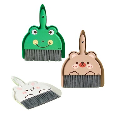 abm 動物朋友們 迷你掃帚+畚箕組  3個  款式隨機