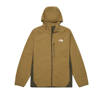 男款棕色LIGHTRANGE速乾防曬連帽外套