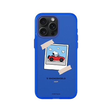 iPhone 15 Pro Max Clear 激光藍 - 史努比 Snoopy - 拍立得-一起去兜風