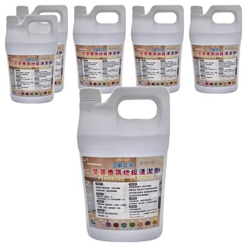 SUN SIN 三新立潔 奢華香氛地板清潔液 薰衣草 植物性配方 速乾技術  4L  6桶