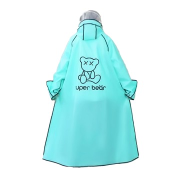 韓版網美一件式雨衣 蒂芬妮綠 2XL EVA