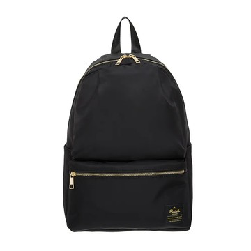 多口袋後背包-黑