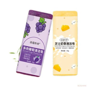 桃園出貨✨特價】多肉葡萄洗衣皁旅行便攜領口衣袖肥皂洗手香皂皁洗化妝刷