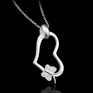 現貨+預購 925純銀項鍊 吊墜-時尚韓版可愛心形風格母親節生日情人節禮物女配件73ad59【獨家進口】【米蘭精品】