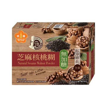 名廚美饌 芝麻核桃糊無加糖版 特級芝麻+新鮮核桃研磨 添加海鹽  300g  1盒