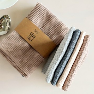 純棉 華格夫紋理織布 抹布 廚房用品 吸水抹布 台灣現貨 居家達人  不掉毛抹布 餐墊 杯墊