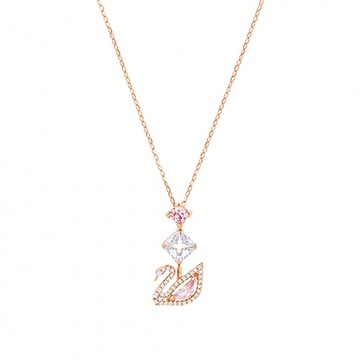 DazzlingSwan玫瑰金Y字鍊