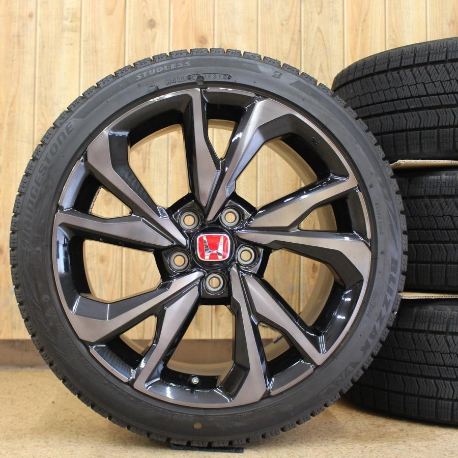 ブリヂストン 225/40R18 スタッドレスタイヤホイールセット シビック etc (BRIDGESTONE VRX3 & Chronus CH112 5穴 114.3)