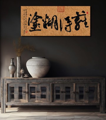 書法-無框畫 | 喬遷禮物 | 開店 | 民宿佈置 | 搬新家 | 裝飾畫