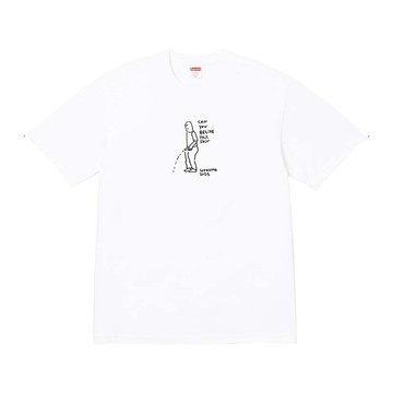 Supreme Piss Tee White 小便 短袖 白色 SS25T63-WE [台灣現貨]