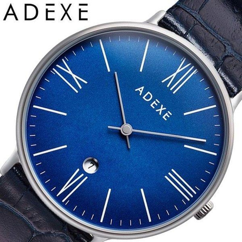 アデクス 腕時計 ADEXE 時計 グランデ GRANDE メンズ ネイビー 1890B