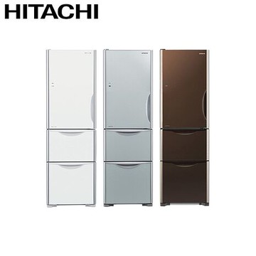 Hitachi 日立 三門394L變頻琉璃左開冰箱 RG41BL -含基本安裝+舊機回收(員購)琉璃