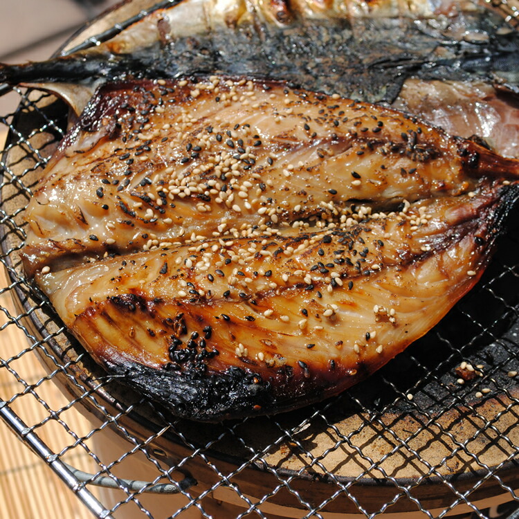 さば開き味醂干　1枚--小田原の前浜で水揚げされたサバだけを使って生産しています!