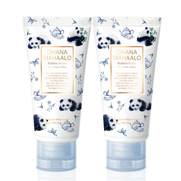 OHANA MAHAALO 烏龍胖達潤澤療癒護手霜(50g)X2入