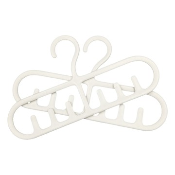 懶角落 吊帶衣架 兩個裝  35x20x0.8公分  PP材質  1包