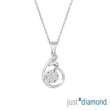 【Just Diamond】恆愛 鑽石吊墜(不含鍊)