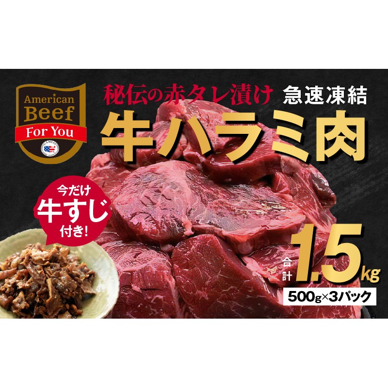 G207 秘伝の赤タレ漬け牛ハラミ肉 大容量1.5kg（500g×3） 通販 LINEポイント最大4.0%GET | LINEショッピング