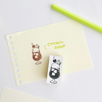 霜淇淋蘇打印章