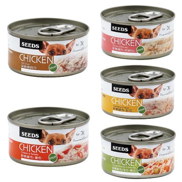 【蝦皮直營】SEEDS 惜時 CHICKEN愛狗天然食70g 犬 狗罐 狗食 多口味任選 罐頭 現貨