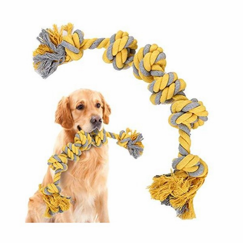 犬おもちゃ 犬用噛むおもちゃ玩具 犬ロープおもちゃ 中型犬 大型犬 ペット用 丈夫 天然コットン 犬用ロープ玩具 ストレス解消 清潔 歯磨き 耐久性 通販 Lineポイント最大0 5 Get Lineショッピング