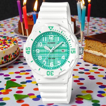 LRW-200H-3C 繽紛色彩 輕巧防水 學生最愛指針錶