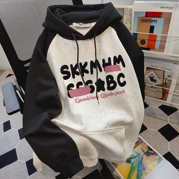 已售9642件💖REOY 純棉 連帽衛衣 美式 復古 韓版衛衣 帽t 上衣 撞色 潮流 秋冬上衣 oversize 寬