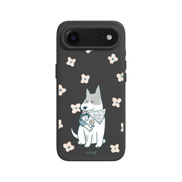 iPhone Air SolidX 黑 - 小犬工作室 The little K9s - I'm with you（狗款）